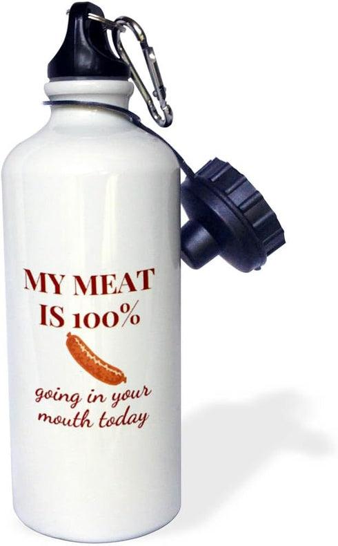 3dRose Text of Meat is 100 percent going in your mouth today