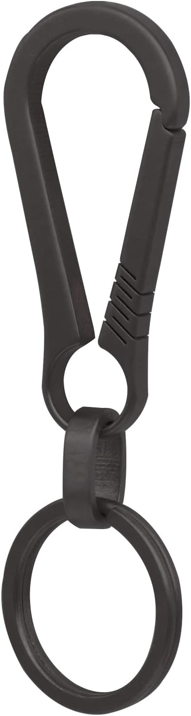 Titanium Carabiner Keychain Clip | Minimalist Key Clip EDC Quick Release Hooks