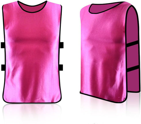 Scrimmage (12-Pack) Augctoer Pinnies Vests for Kids Children Youth and Adults Soccer Pennies basketball Team pinnies