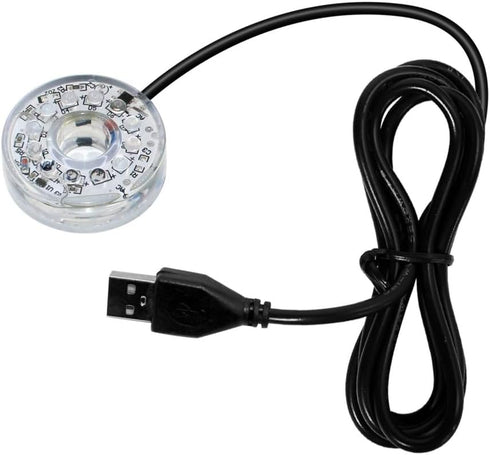 MiOYOOW Waterproof LED Aquarium Light, Colorful USB Submersible Light for Fish Tank