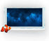36X18IN Art Starry Aquarium Background with 8 EVA Double-Sided Tape, Starry Fish Tank Decorations