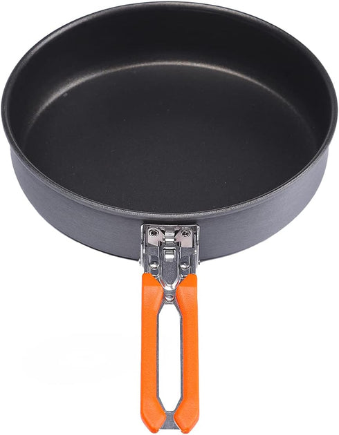 Fire-Maple 7.6 Inch Camping Frying Pan, Lightweight Nonstick Skillet for Cooking Egg Steak, Portable Outdoor Kitchen