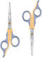 LIVINGO Professional Pet Grooming Scissors for Cats & Dogs, Titanium Coated, 2 Pack, 6.5 inch