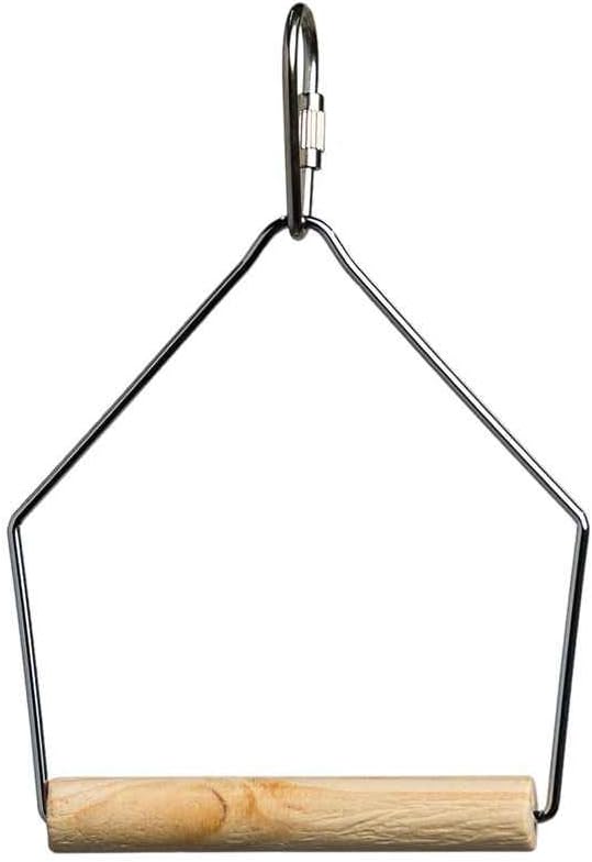 Prevue Pet Products BPV387 Natural Wood Birdie Basics Swing, 3 by 4-Inch, Birch/Wire