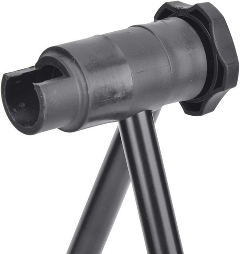 VGEBY Portable & Foldable Bike Support Bracket, 12" Black Steel Tube