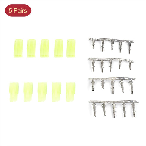 5 VINGVO Plug Unwired Connector, Mini Plug Male Female with Pairs for RC Planes