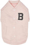 Blueberry Pet Floral Jacquard Dog Clothes - Soft Sweater Vest for Small Dogs, Pink, Back Length 10"