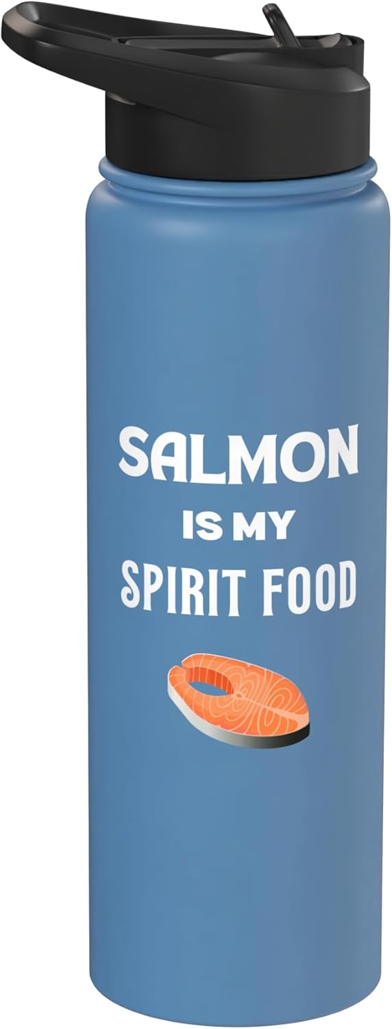 Spirit Food Salmon Favorite Meals Men Women Salmon Is My Spirit Food Favorite Meals Men Women Moms Dads Stainless