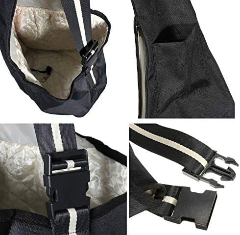 Pet Dog Puppy Cat Carrier Bag, Oxford Cloth Sling, Single Shoulder Bag, Small, Black