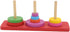 MUELODSIC Interactive Parrot Training Ring for Medium to Large Birds Wooden Tabletop Stacking
