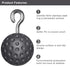 SELEWARE Non-Slip Pull Up Power Balls, Rock Climbing Grips for Strength Training, Forearm and Hand Exerciser for Chin