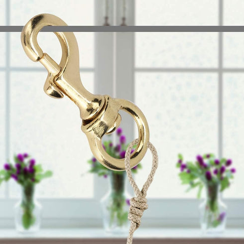 Brass Hook Lobster Clasps, Cat Dog Traction Leash Clips, Pet Leash Rope Clasps