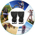 RiToEasysports 1 Pair Waterproof Leg Gaiters, Ski Gaiters for Ice Climbing, Hiking, Skiing