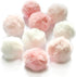 Cat Toys Furry Ball with Bell for Cats - Kitty Rabbit Tails (Pink with Bell)