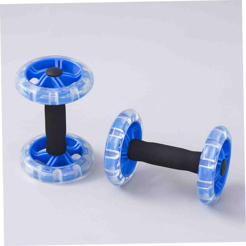 Weight Loss Equipment Exercise Roller and Small Dumbbell Weights, Home Dumbells Fitness Wheel Equipment