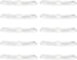 Garneck 10pcs Bicycle Reflector Decked Accessories, Professional Bike Warning Wheel Reflectors