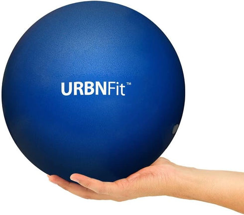 URBNFit Small Exercise Ball - 9-inch Mini Pilates Ball with Fitness Guide for Yoga, Barre, and Core Stability
