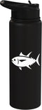 Tuna Fishing Apparel & Gifts Tuna Fishing Big Game Fisherman Fish Stainless Steel Insulated Water Bottle