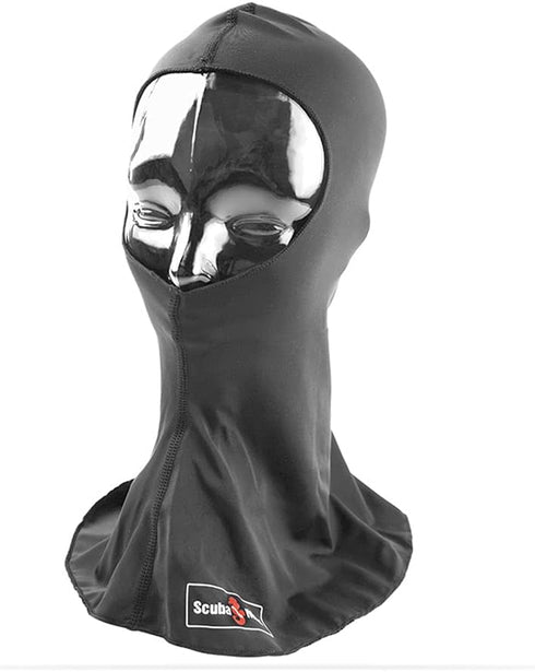 ScubaMax UV50 Spandex Hood for Warm Water Scuba Diving - Black