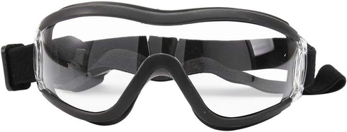 Pet Goggles - Eye Protective Glasses for Medium or Large Dog, Anti-UV, Windproof, Waterproof (Transparent)