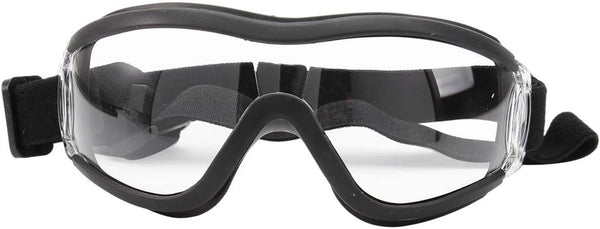 Pet Goggles - Eye Protective Glasses for Medium or Large Dog, Anti-UV, Windproof, Waterproof (Transparent)
