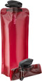 Vapur Collapsible Water Bottle with Carabiner, 34 Ounce, Burgundy, Ideal for Traveling, Hiking or Camping, Pack of 1