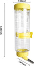 2PCS No Drip Small Animal Water Bottle, 8.45 oz Cage Water Bottles for Small Pets, Bunny, Ferret, Hamster, Guinea Pig