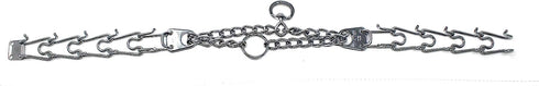 Herm Sprenger Prong Dog Training Collar, Ultra-Plus Chrome Plated Steel Pet Pinch Collar for Dogs, 23in
