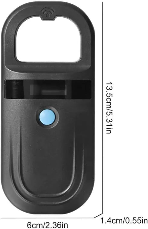 JZLHGOFYTD ISO11784/85/FDX-B/EMID Reader,134.2kHz Pet Microchip Scanner Animal Handheld Pet ID Scanner Rechargeable