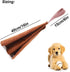 Lifeunion Durable Dog Tug Bite Toy with Handle for Training Tug of War (Brown)