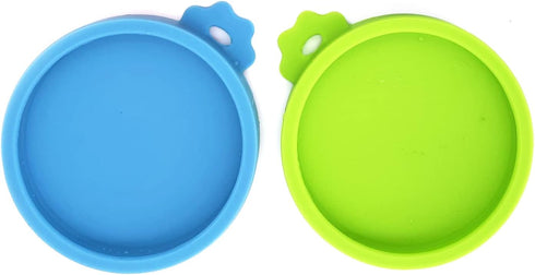 COMTIM Small Size Cat Food Can Lids, 2 Pack Silicone Covers for 3 oz & 2.5 oz Small Cans