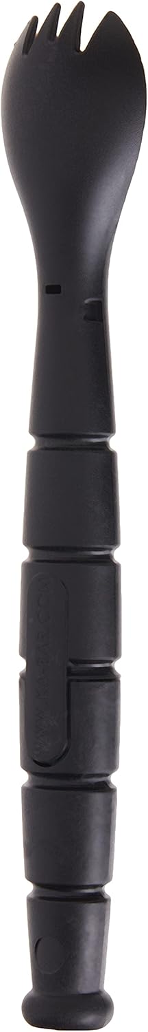 Ka-Bar Tactical Spork (Spoon Fork Knife) Tool 9909 Black, 1 Pack by KA-BAR