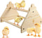Kalekey Chicken Perch for Coop - Natural Pine Wood Chicken Roosting Perch with