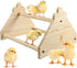 Kalekey Chicken Perch for Coop - Natural Pine Wood Chicken Roosting Perch with