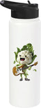 Funny Cauliflower Guitar Design Cauliflower Guitar Stainless Steel Insulated Water Bottle