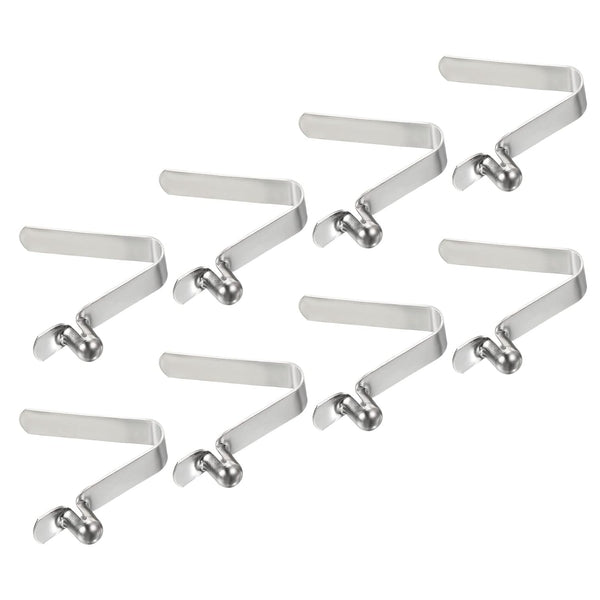 PATIKIL 5.5x3.8mm Kayak Paddle Snaps, 8 Pack Pole Push Button Spring Clips for Camping Awning Tent Pole