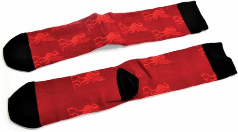 Liverpool All Over Adult Socks, Size 9 to 12 US