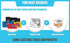 Nice Packs Reusable Dry Ice Packs for Shipping Frozen Food, Lunch Boxes, Coolers - Flexible and Long Lasting (10 Mini