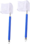 Toyvian 2pcs Telescopic Aquarium Fish Catching Net with Fine Mesh and Stainless