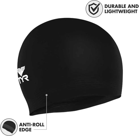 TYR Adult Latex Swim Cap