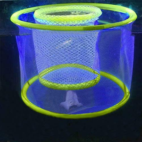 2 Units Aquarium Fish Hatchery Isolation Net, Large and Small Aperture Breeder Tank Isolation Hatching Net Box