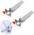 UtySty 2 Pack Fishing Chairs Foot Pegs Tall Directors Chairs Footrest Pedals for