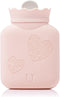 SHUOCONG Silicone Hot Water Bottle Warm Palace Hand Warmers Portable Explosion-Proof Plush Baby