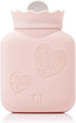 SHUOCONG Silicone Hot Water Bottle Warm Palace Hand Warmers Portable Explosion-Proof Plush Baby