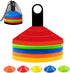 Soccer Cones Set of 50, Agility Training Disc Cone with Carry Bag and Holder for Football and Basketball Sports