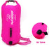 NuCamper Swim Buoy for Open Water Swimmers - Waterproof Dry Bag with Adjustable Waist Belt, Large Capacity 28L
