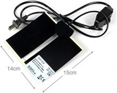Giveme5 Upgrade US Plug 110V Reptile Heating Pad with Temperature Controller, 5W 5.5X5.9 Heat Mat