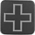 Eleven 10 PVC Medic Cross Patch | 1" x 1" Hook Backing
