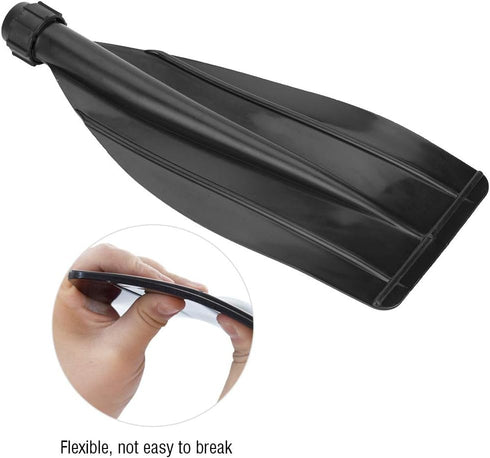 Tbest Kayak Paddle Replacement Blade, 1 Pair Black Oar Replacement Accessories