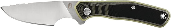 Gerber Gear Downwind Caper - Fixed Blade Knife with Sheath for Hunting, Olive